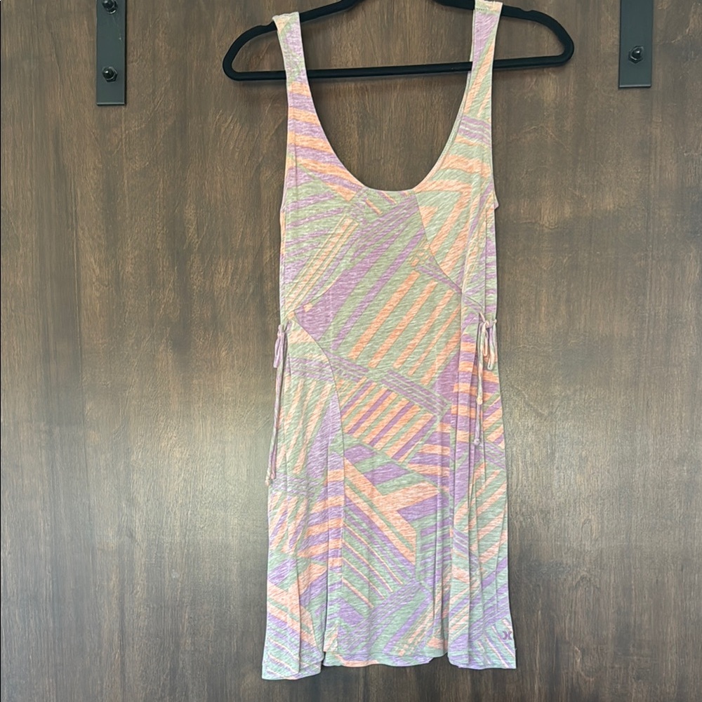Colorful Geometric Sleeveless Dress